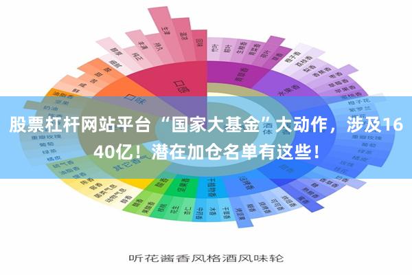 股票杠杆网站平台 “国家大基金”大动作，涉及1640亿！潜在加仓名单有这些！